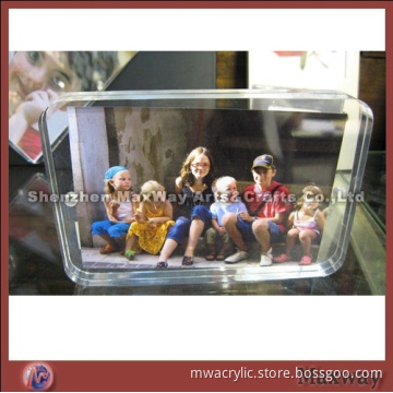10"*8" Elegant Newest Acrylic/Plexiglass Photo Frame for Decoration